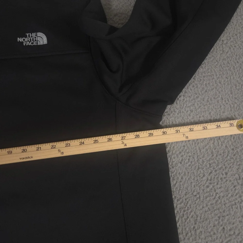 The North Face Jacket Mens 3XL Black Ridgewall Windwall Soft Shell Full Zip NEW